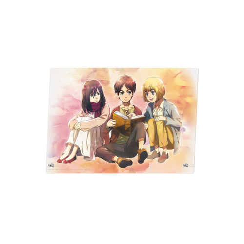 goodies Ichiban Attaque des Titans Rumble of the Earth : Tableau acrylique Le monde hors les murs