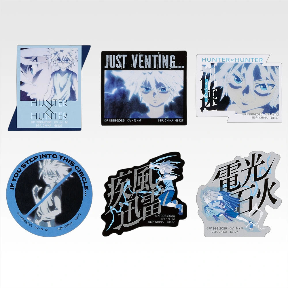 Figurine Ichiban Kuji Hunter × Hunter ZAOLDYECK FAMILY : Collection de stickers (J)