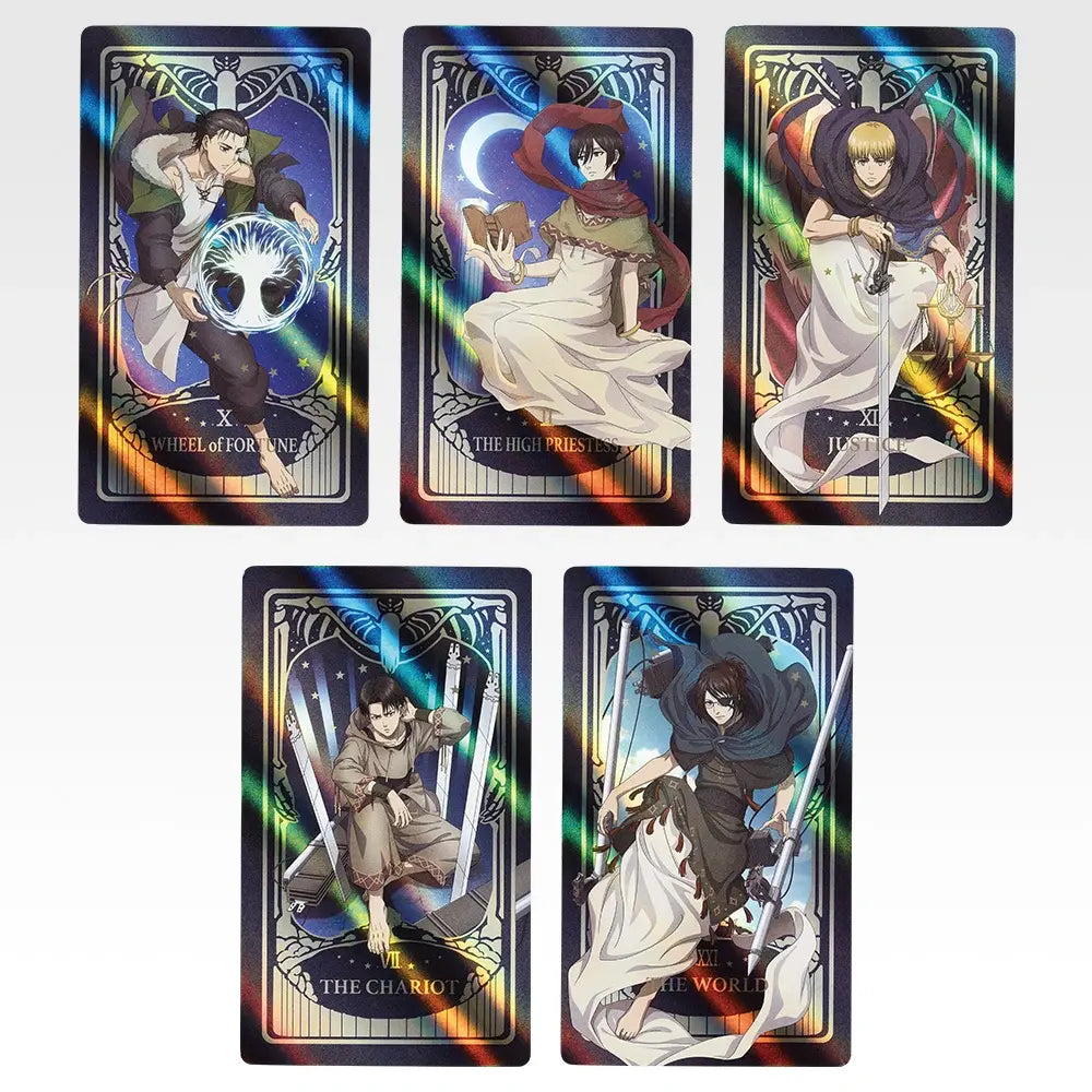 Cartes Ichiban Kuji L’Attaque des Titans ~ Choix et conséquences ~ Cartes holographiques (Lot J))