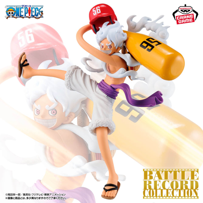 Figurine One Piece Collection Registre des combats MONKEY D. LUFFY Gear 5 II