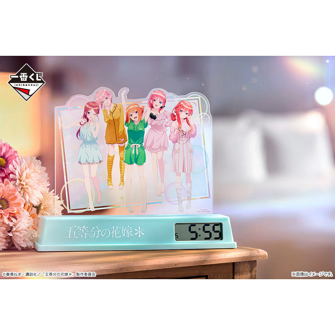 Figurine Loterie Ichiban Kuji – The Quintessential Quintuplets – Avec tout l’amour des quintuplets: Réveil (Last one)