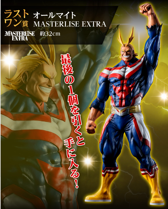Figurine Ichiban Kuji My Hero Academia : Sentiments opposés: All Might (Last one)
