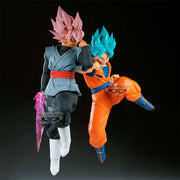 DRAGON BALL SUPER - FIGURINES SON GOKU SSJ BLUE VS BLACK GOKU SSJ ROSE MATCH MAKERS