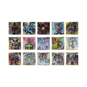 Figurine Ichiban Yugioh vol.3 Wake Up Your Memories : lot de 15 shikishi metalique