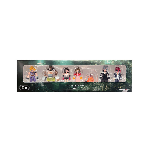 Figurine Ichiban ff7 rebirth : lot de 7 mini figurine polygone