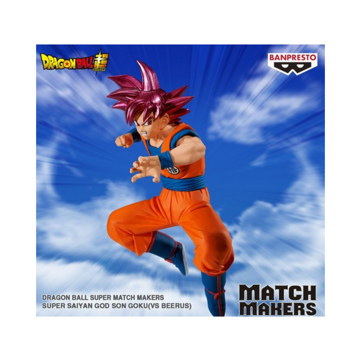 Figurine Prize Match Makers Super Saiyan God Son Goku vs Beerus