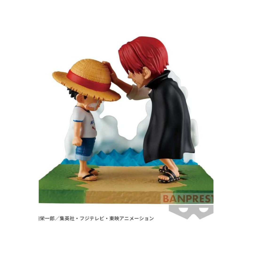 Figurine One Piece World Collectable Monkey D. Luffy & Shanks