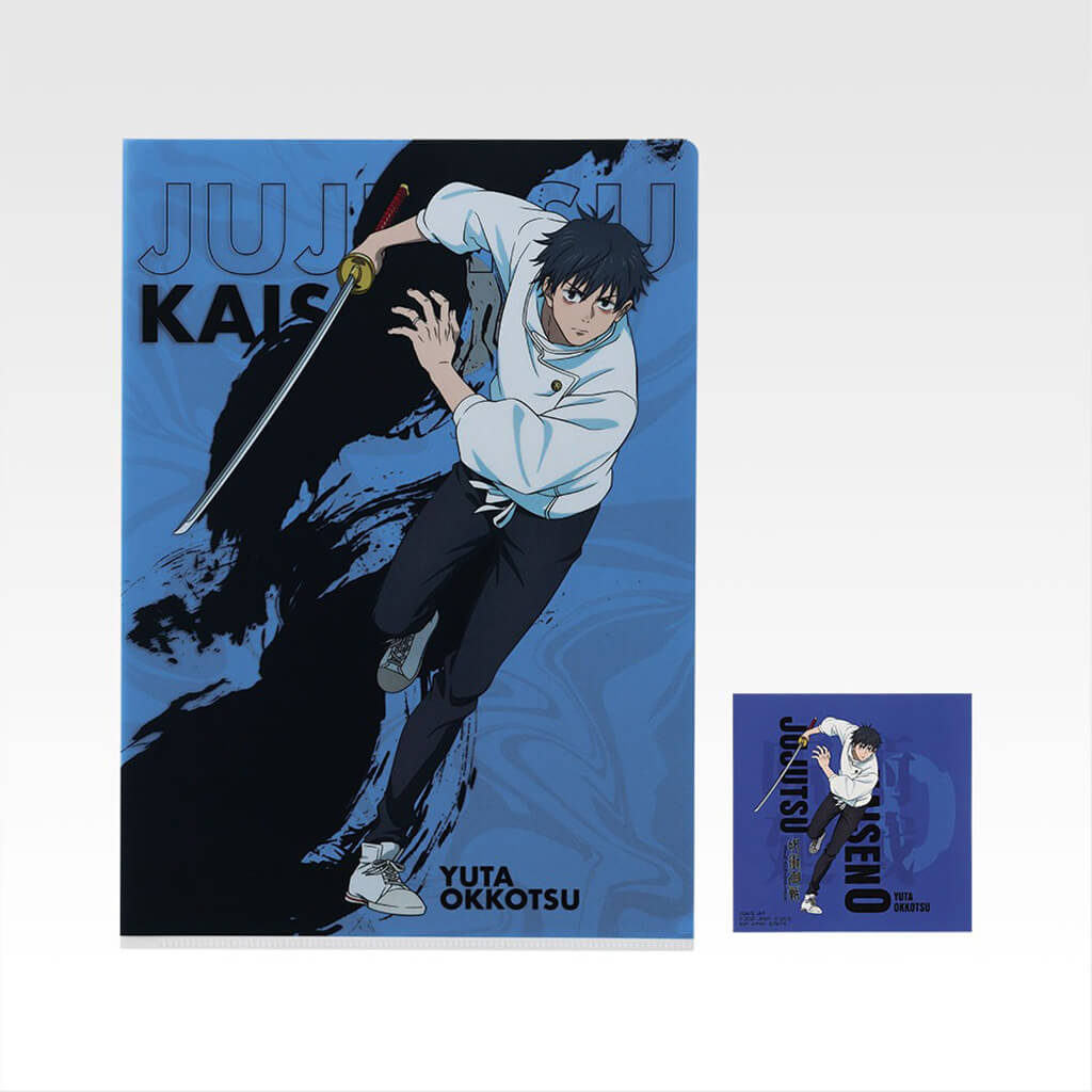 ICHIBAN KUJI JUJUTSU KAISEN 5th ANNIVERSARY - CLEAR FILE + STICKERS FULL SET LOT K