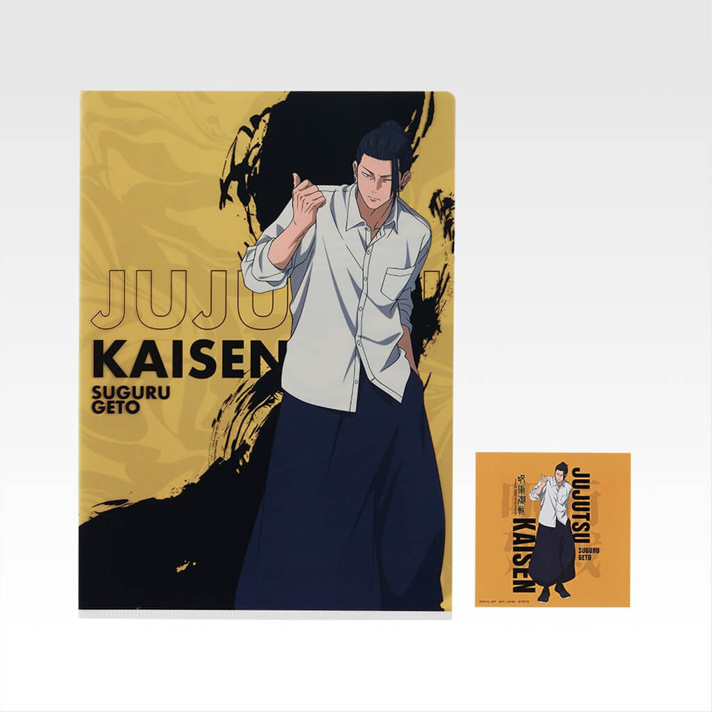ICHIBAN KUJI JUJUTSU KAISEN 5th ANNIVERSARY - CLEAR FILE + STICKERS FULL SET LOT K