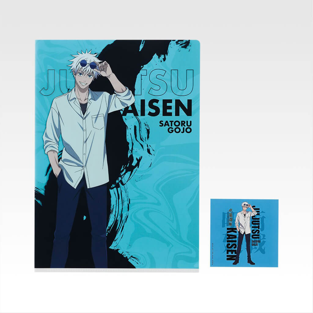 ICHIBAN KUJI JUJUTSU KAISEN 5th ANNIVERSARY - CLEAR FILE + STICKERS FULL SET LOT K
