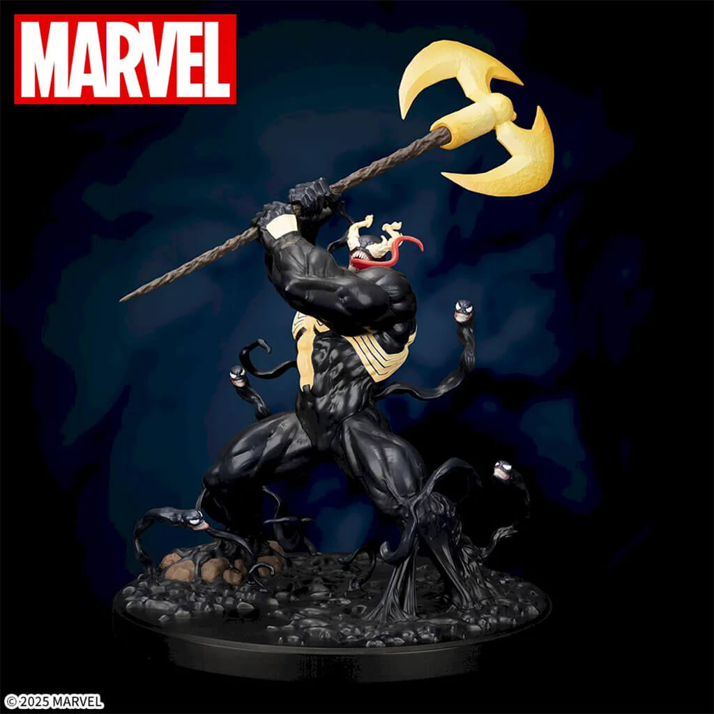 MARVEL - FIGURINE VENOM KING IN BLACK LUMINASTA