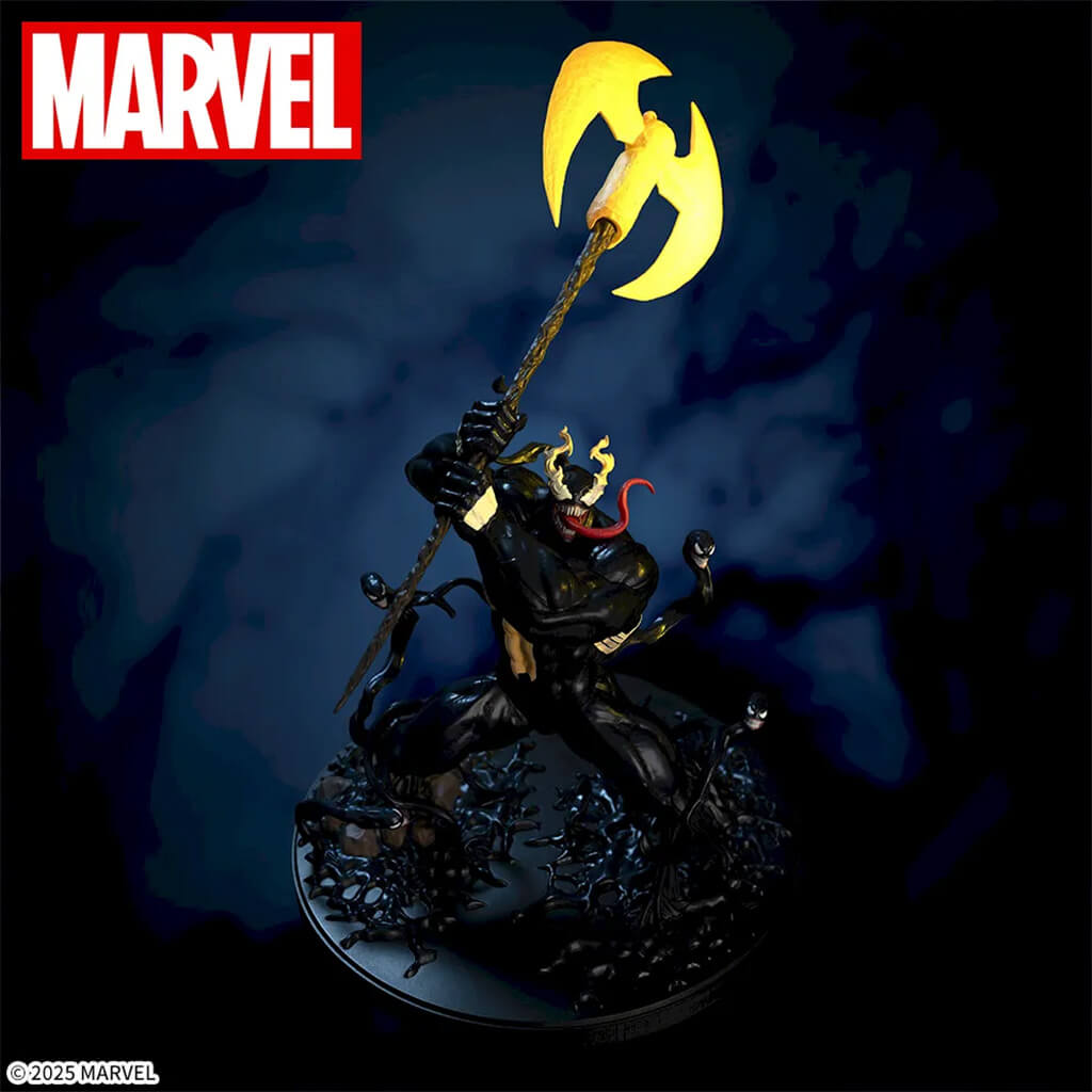 MARVEL - FIGURINE VENOM KING IN BLACK LUMINASTA