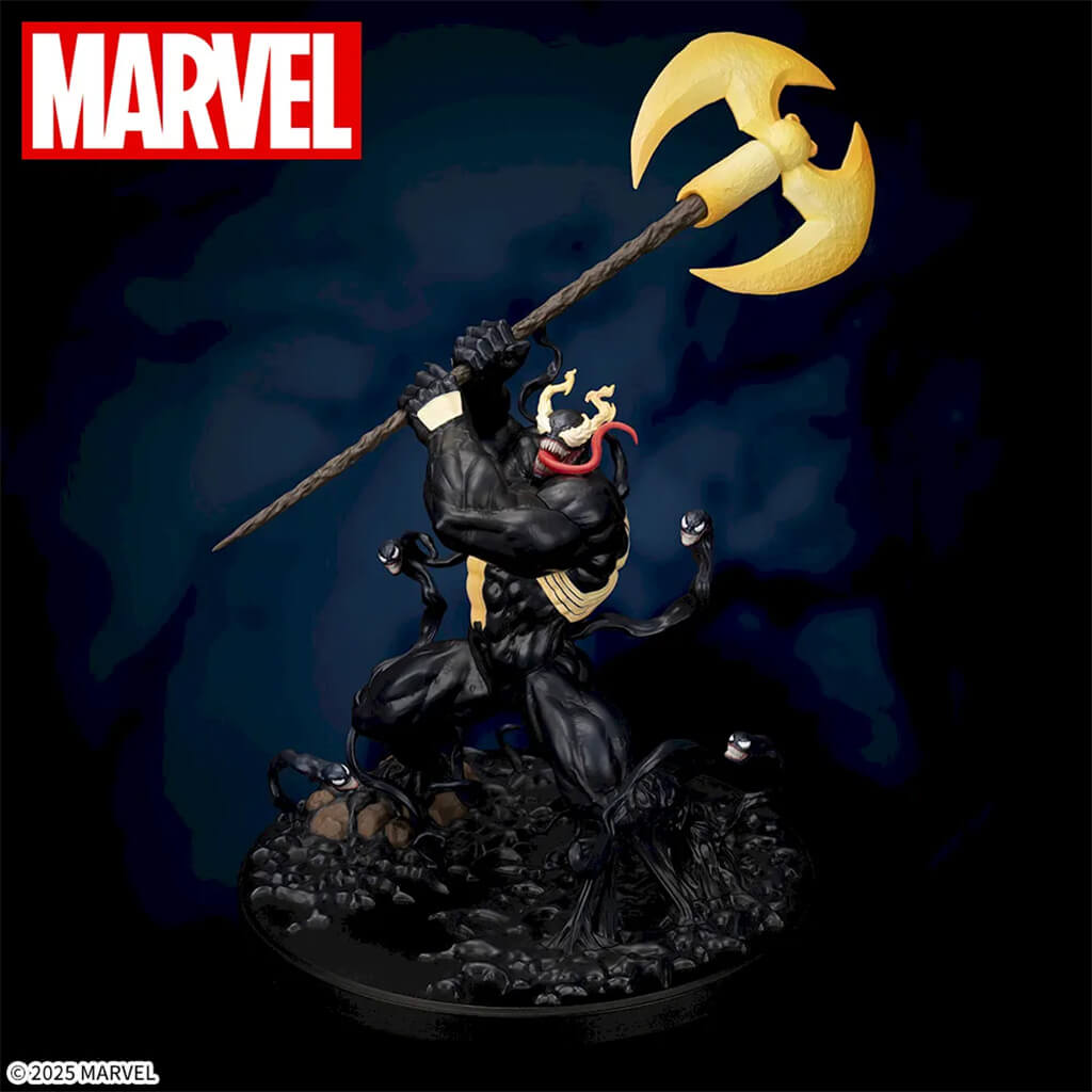 MARVEL - FIGURINE VENOM KING IN BLACK LUMINASTA