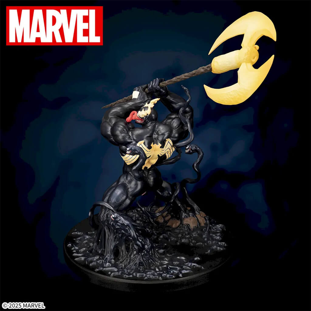 MARVEL - FIGURINE VENOM KING IN BLACK LUMINASTA