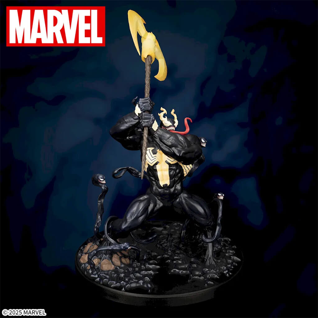 MARVEL - FIGURINE VENOM KING IN BLACK LUMINASTA