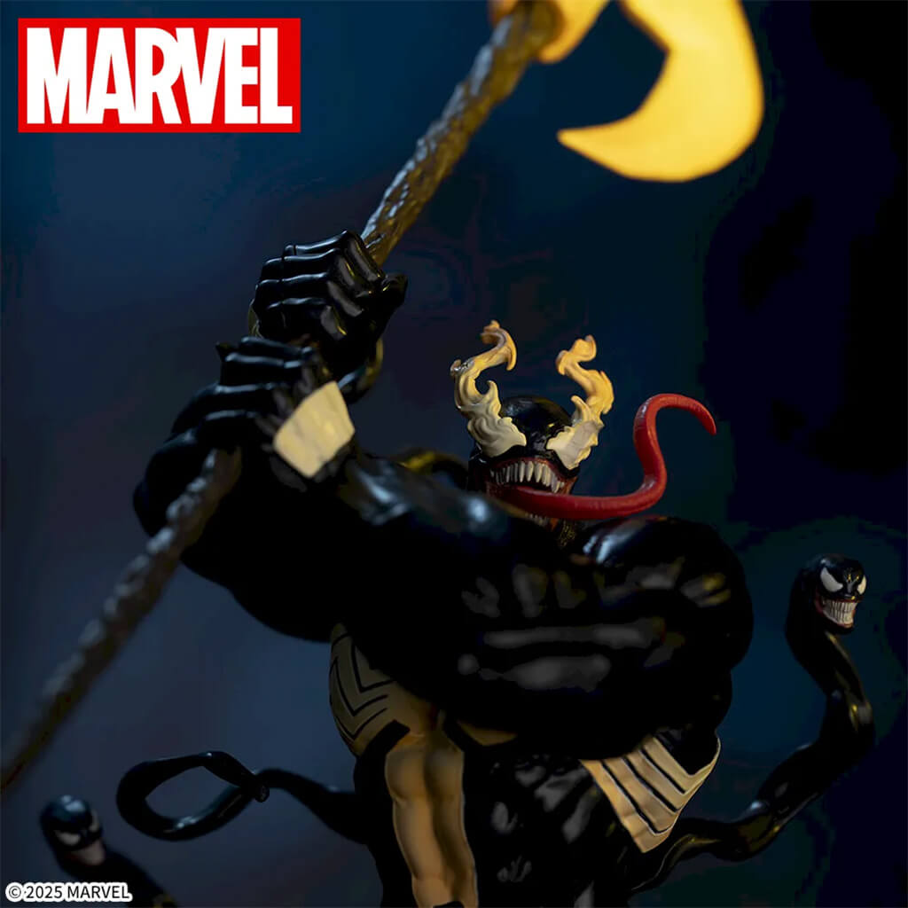 MARVEL - FIGURINE VENOM KING IN BLACK LUMINASTA