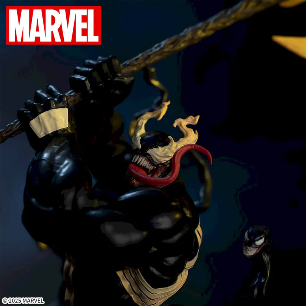 MARVEL - FIGURINE VENOM KING IN BLACK LUMINASTA