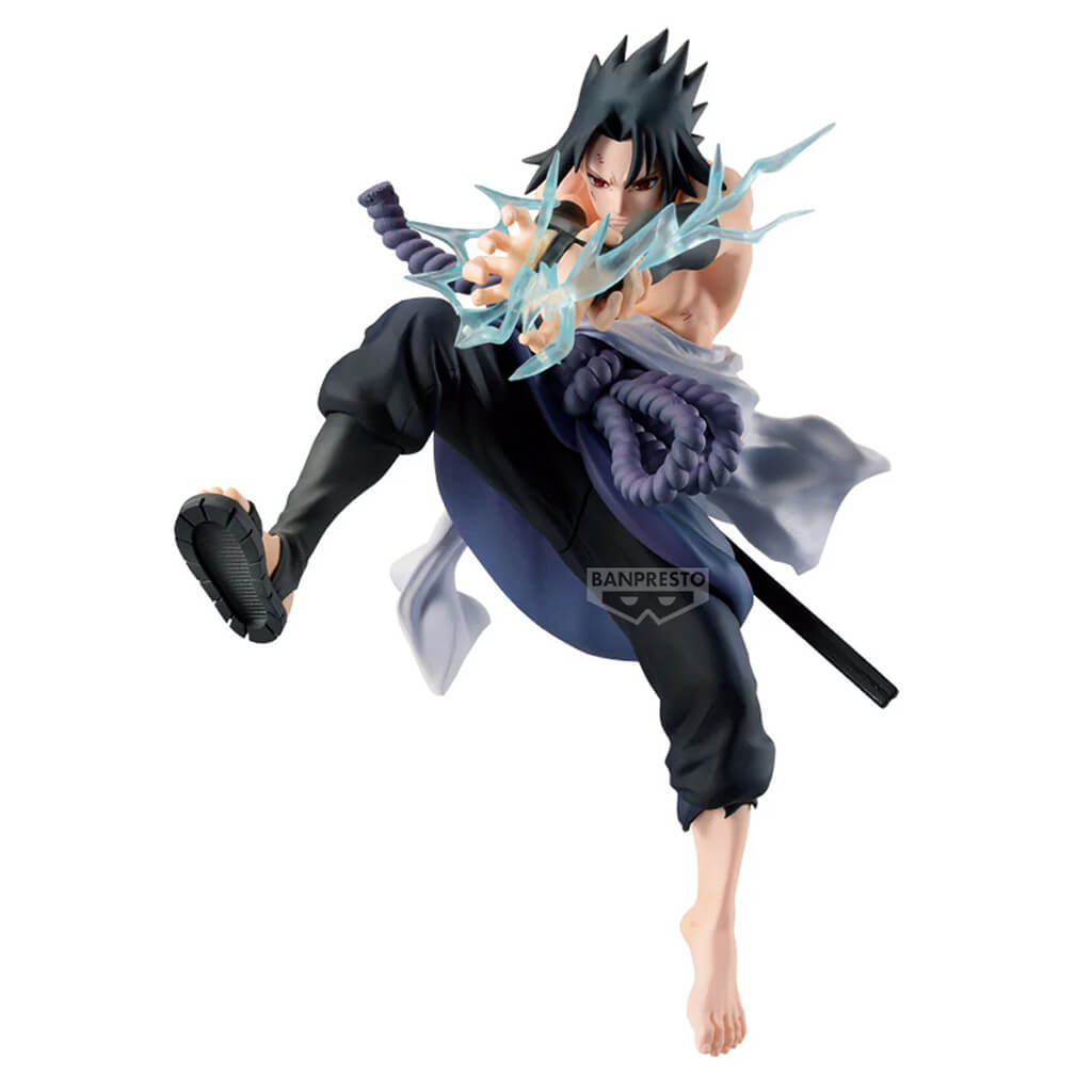 NARUTO - FIGURINE SASUKE UCHIHA (NARUTO 72 SERIES 40) VIBRATION STARS