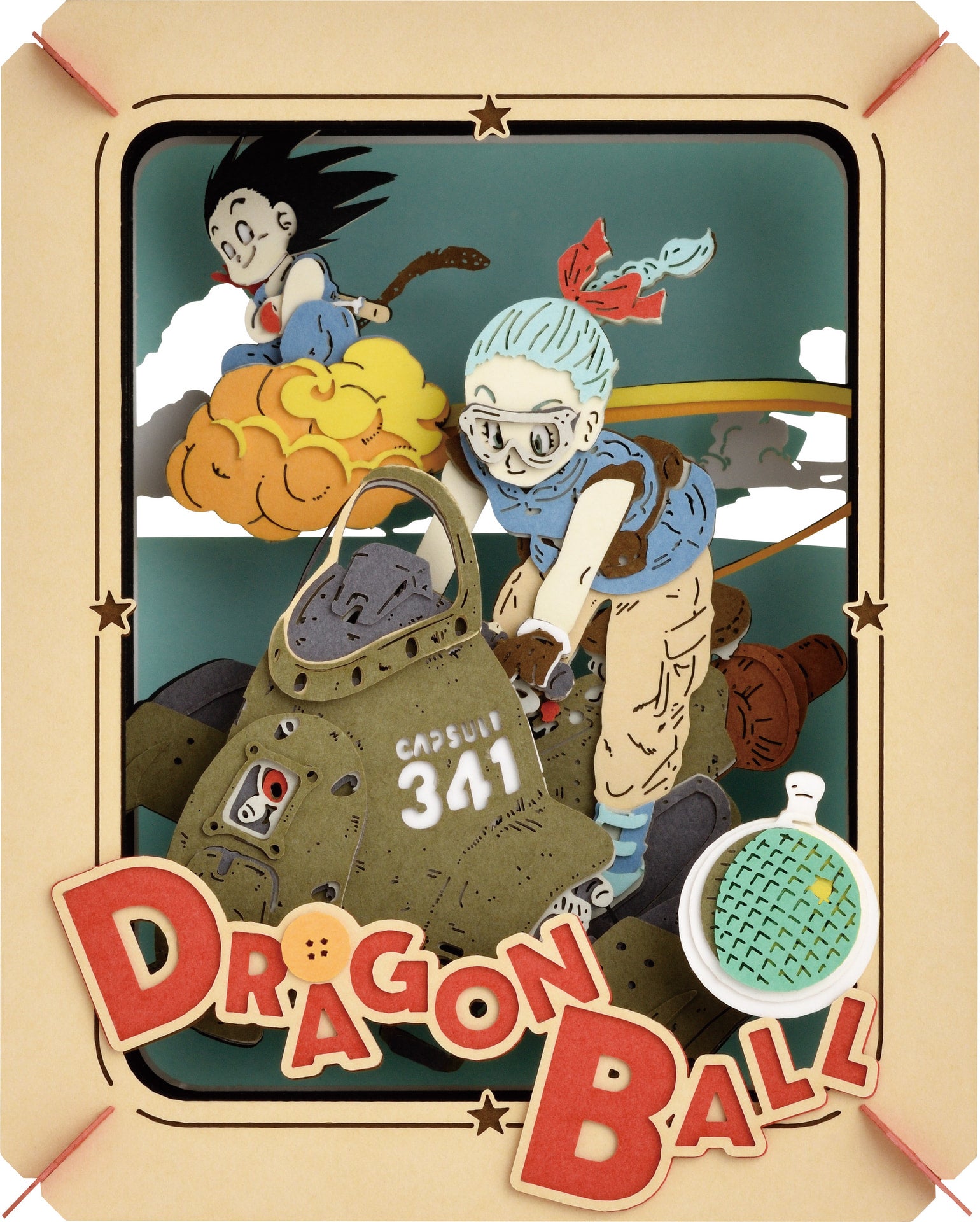 Dragon Ball Paper Theater Diorama / PT-255X Goku and Bulma's Adventure 2