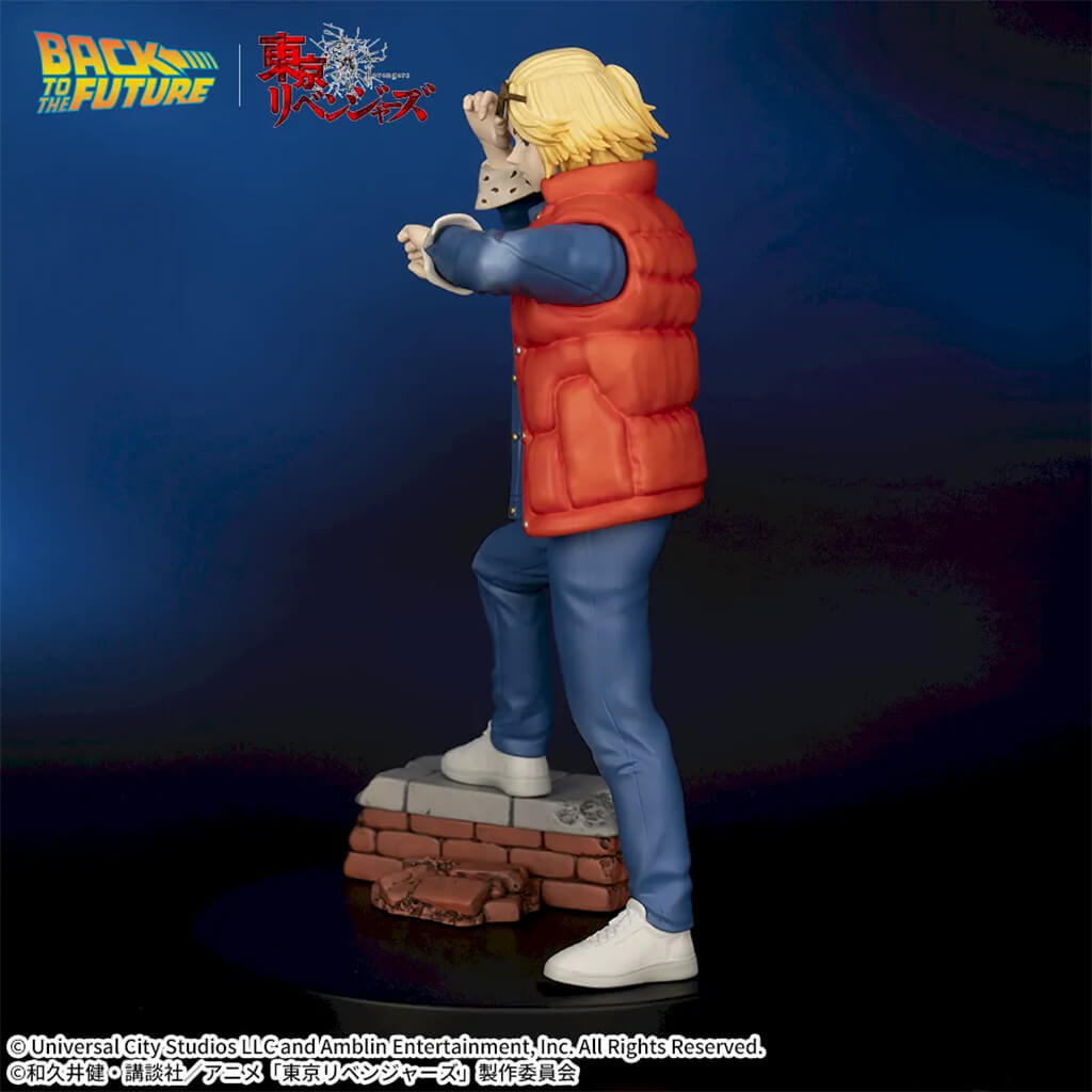 TOKYO REVENGERS x BACK TO THE FUTURE - FIGURINE MANJIRO SANO (MIKEY) ACT/CUT PREMIUM