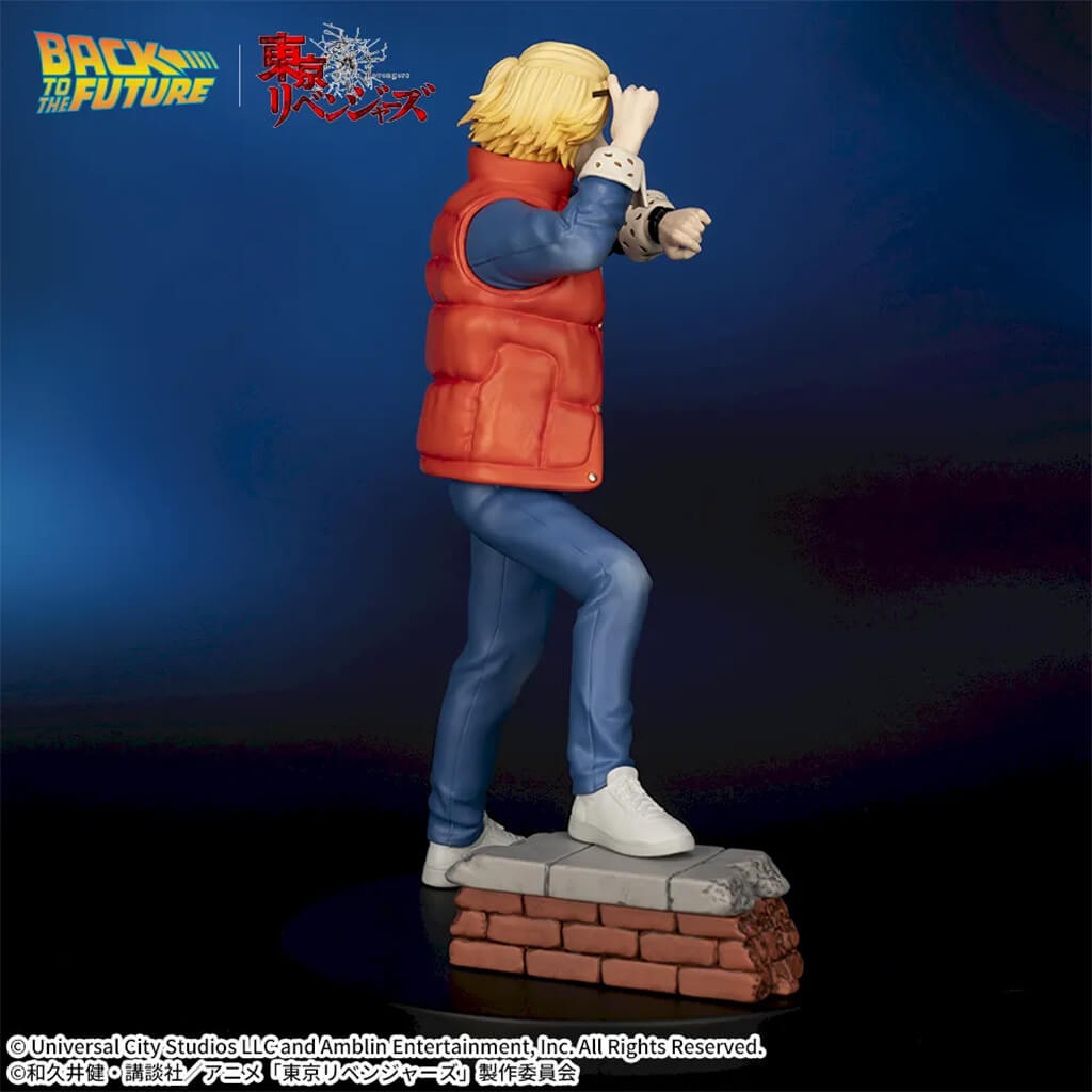 TOKYO REVENGERS x BACK TO THE FUTURE - FIGURINE MANJIRO SANO (MIKEY) ACT/CUT PREMIUM