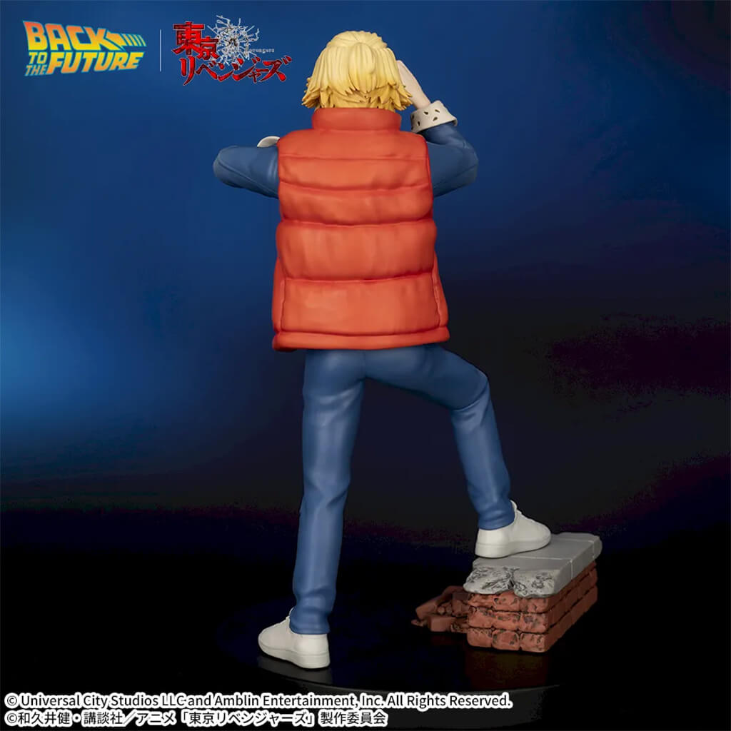 TOKYO REVENGERS x BACK TO THE FUTURE - FIGURINE MANJIRO SANO (MIKEY) ACT/CUT PREMIUM