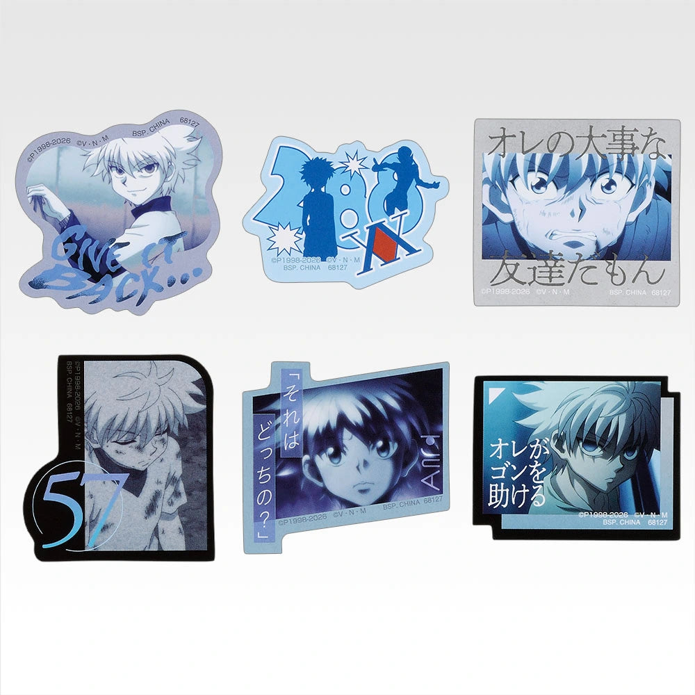 Figurine Ichiban Kuji Hunter × Hunter ZAOLDYECK FAMILY : Collection de stickers (J)