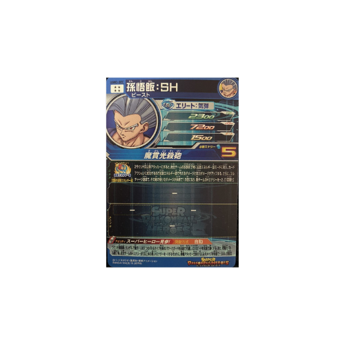 Carte Super Dragon ball Heroes : Gohan SH UGM3-SEC UR