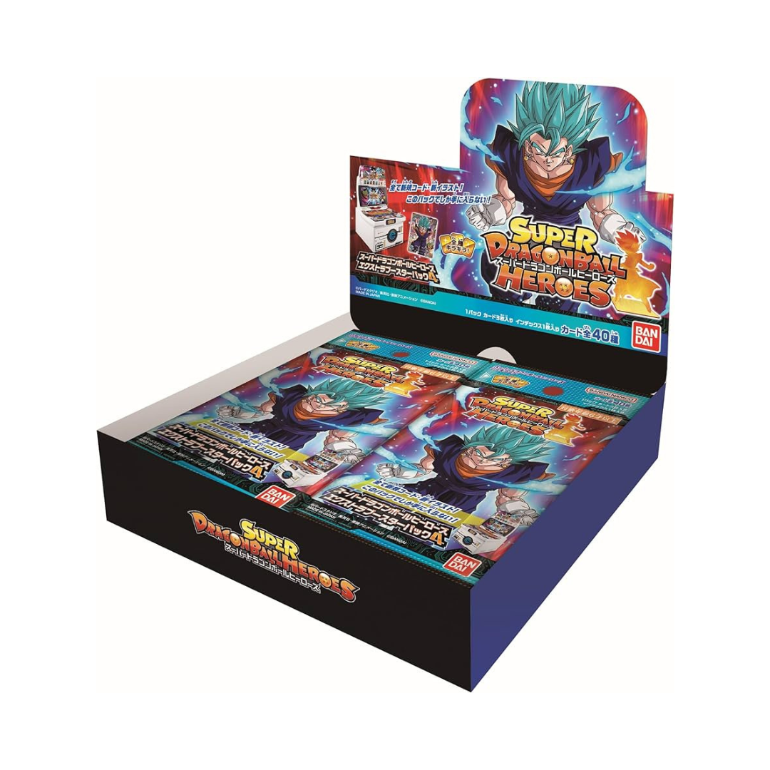 Display Super Dragon Ball Heroes Extra Booster Pack 4 Japonais