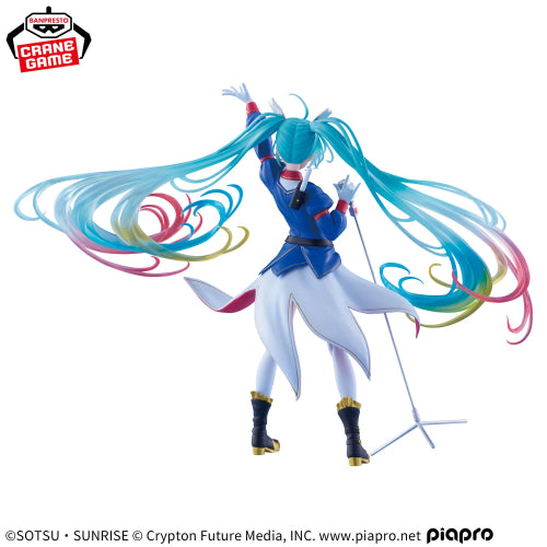 Figurine Gundam 45e anniversaire × Hatsune Miku BANPRESTO EVOLVE GUNDAM collaboration