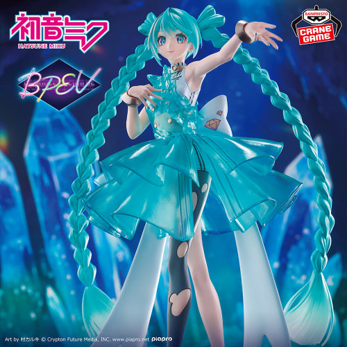 Figurine Hatsune Miku BANPRESTO EVOLVE Clearluxe EmeraldGem