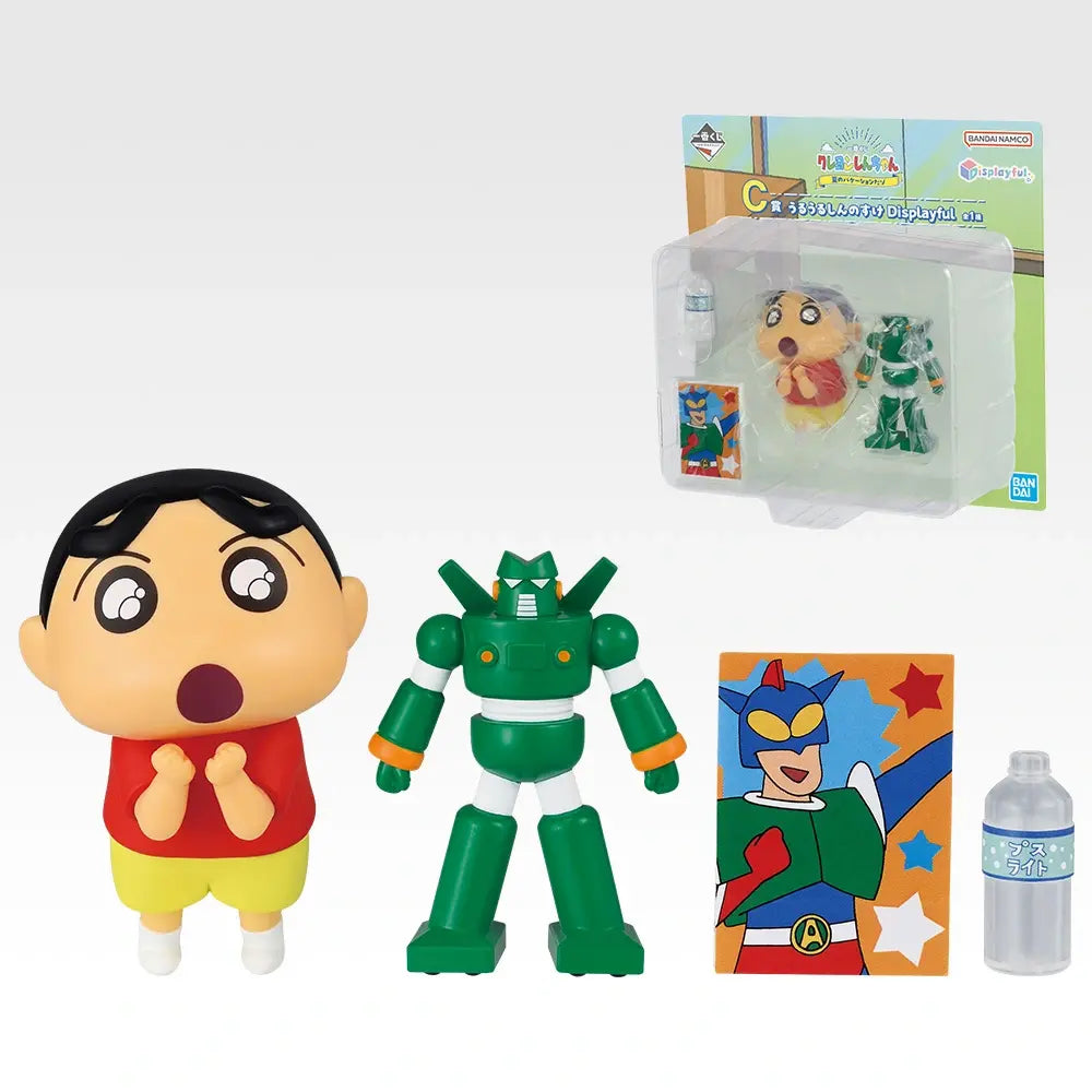 Figurine Ichiban Kuji Crayon Shin-chan Shin-chan Displayful – Souvenirs d'aventure et route vers l'avenir – : Shin-chan Displayful (C)