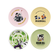 Goodies Ichiban Kuji Dragon Ball EX Fierce Battle!! Tenkaichi Budokai: Round Plate Set des 4