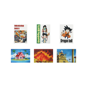 Goodies Ichiban Kuji Dragon Ball EX Goku Training Edition: Visual Sheet Set des 6