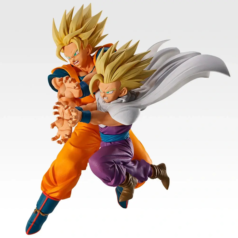 Figurine Ichiban Kuji Dragon Ball SON GOKU & SON GOHAN – Combat – : Son Goku & Son Gohan (E)