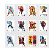 Goodie Ichiban Kuji Dragon Ball SUPER DRAGONBALL HEROES 5th MISSION: Clear Poster Set des 12