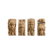 Goodies Ichiban Naruto Chūnin Exams Arc: Hokage Rock Magnet Set des 4