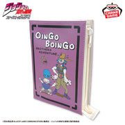 Figurine JoJo's Bizarre Adventure Stardust Crusaders Oingo Boingo pochette en cuir synthétique en forme de livre de prophétie