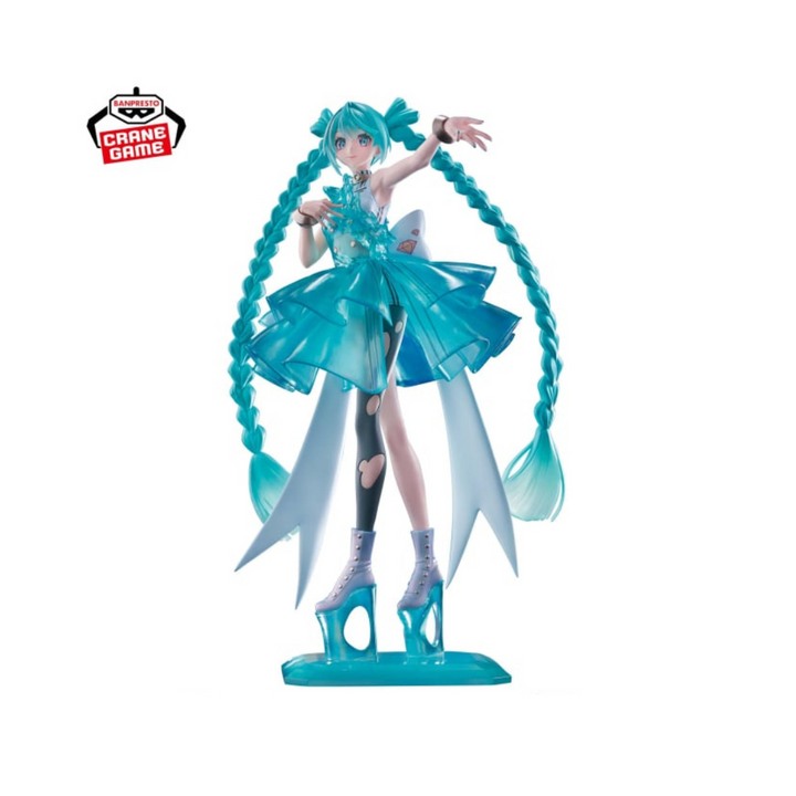Figurine Miku Hatsune BANPRESTO EVOLVE Clearluxe Emerald Gem