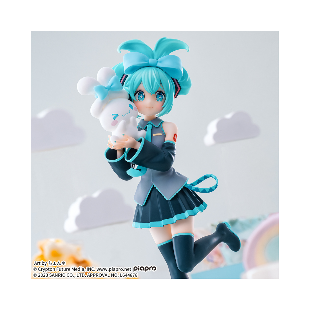 Figurine Miku Hatsune Feat. Cinnamoroll Luminasta