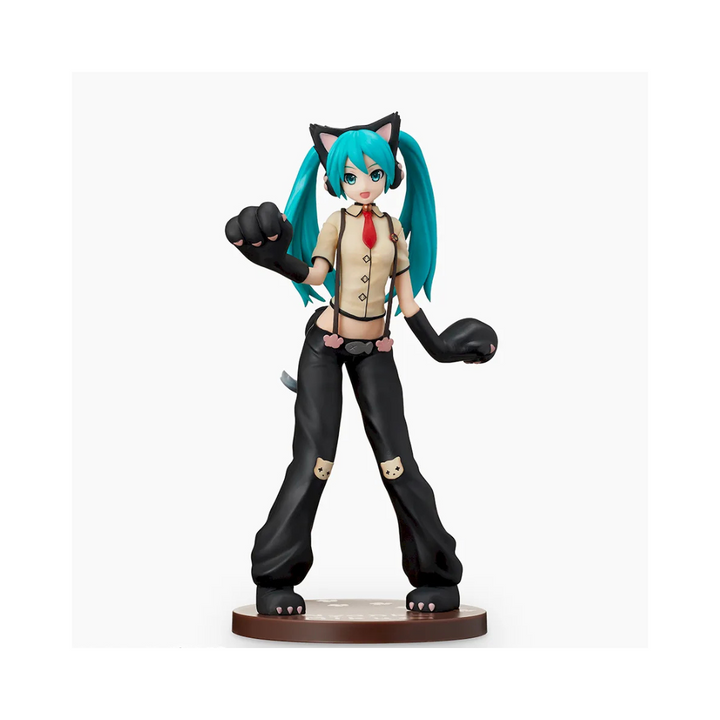 Figurine Miku Hatsune Project DIVA Arcade Future Tone SPM Miku Hatsune Cat Ver.