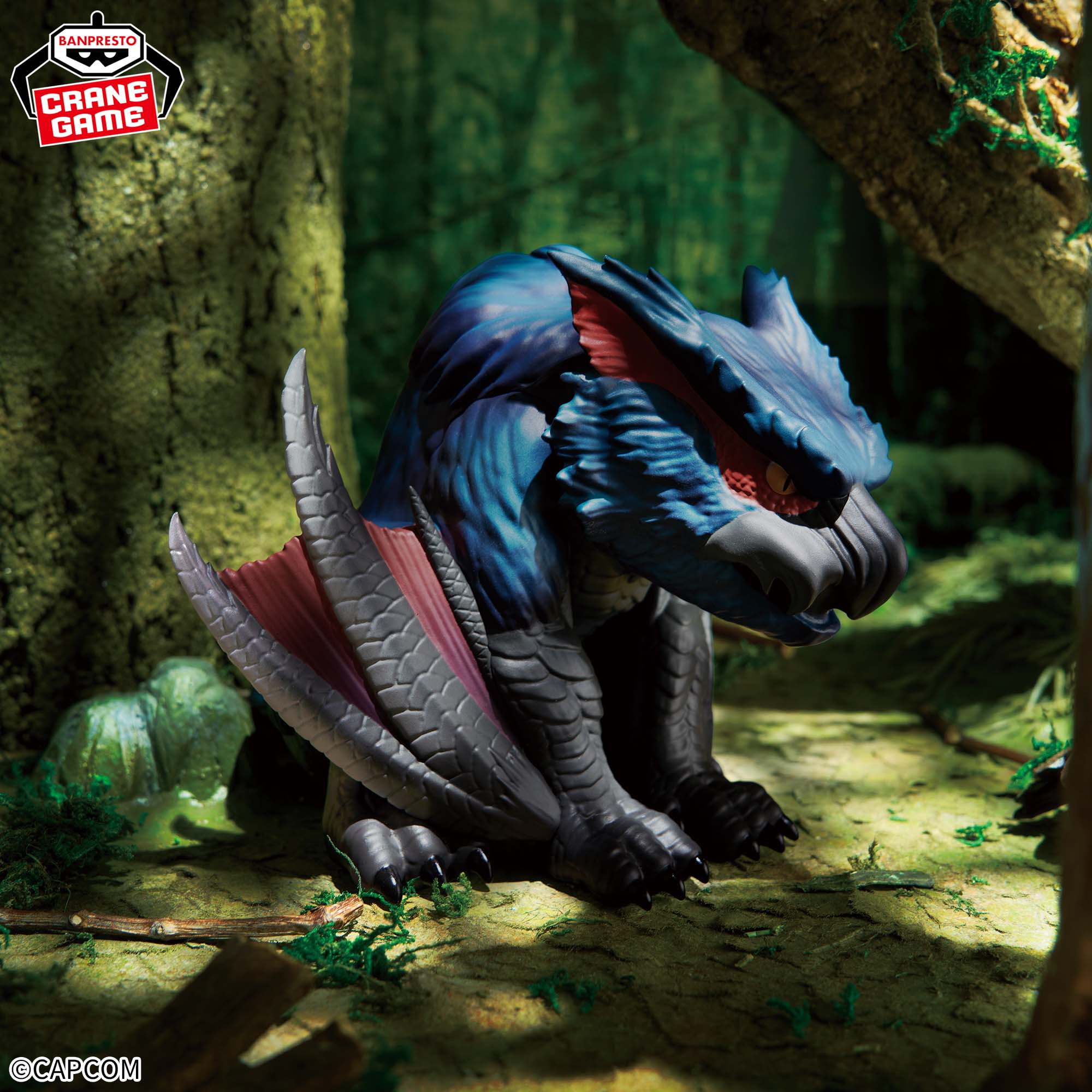 Figurine Monster Hunter Seated Beast Nargacuga ~ Jet-Black Shadow ~