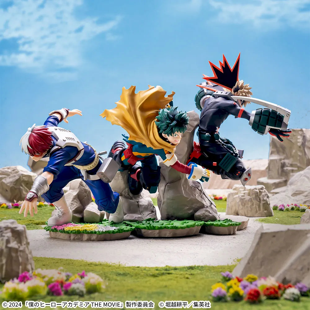 Figurine My Hero Academia: Le Film Your Next XrossLink « Shoto Todoroki »