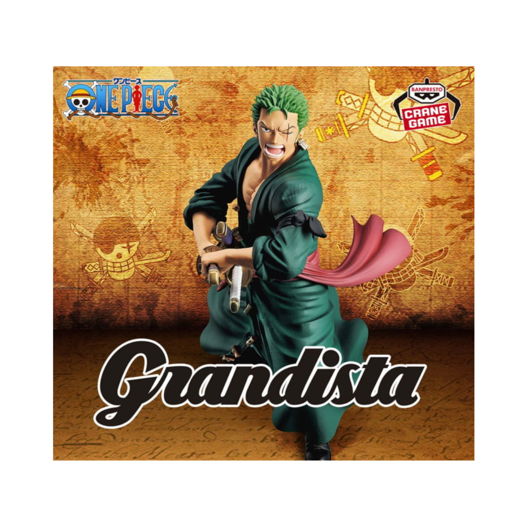 Figurine One Piece RORONOA ZORO Grandista