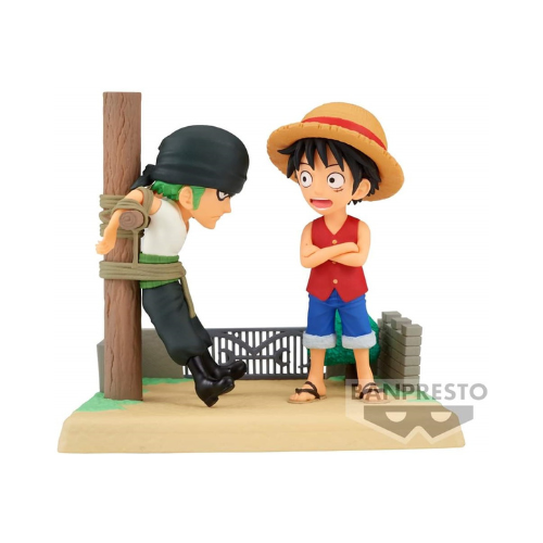 Figurine One Piece World Collectable Log Stories -Monkey.D.Luffy & Roronoa Zoro-