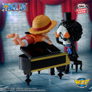 Figurine One Piece World Collectable Log Stories Monkey D. Luffy et Brook « Ah, d'accord... !!! Est-ce qu'il va bien... !!! »
