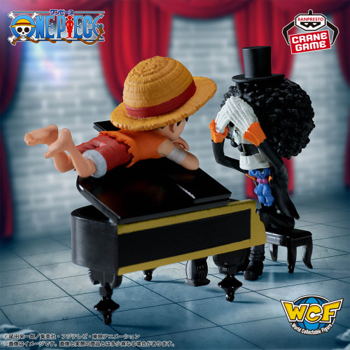 Figurine One Piece World Collectable Log Stories Monkey D. Luffy et Brook « Ah, d'accord... !!! Est-ce qu'il va bien... !!! »