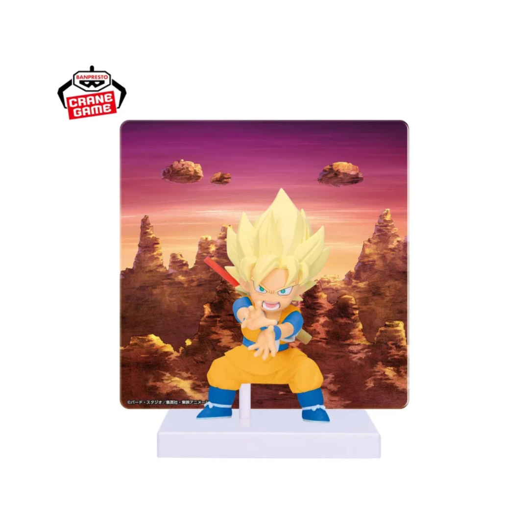 Figurine Prize Daima Super Saiyan Goku Avec Panel