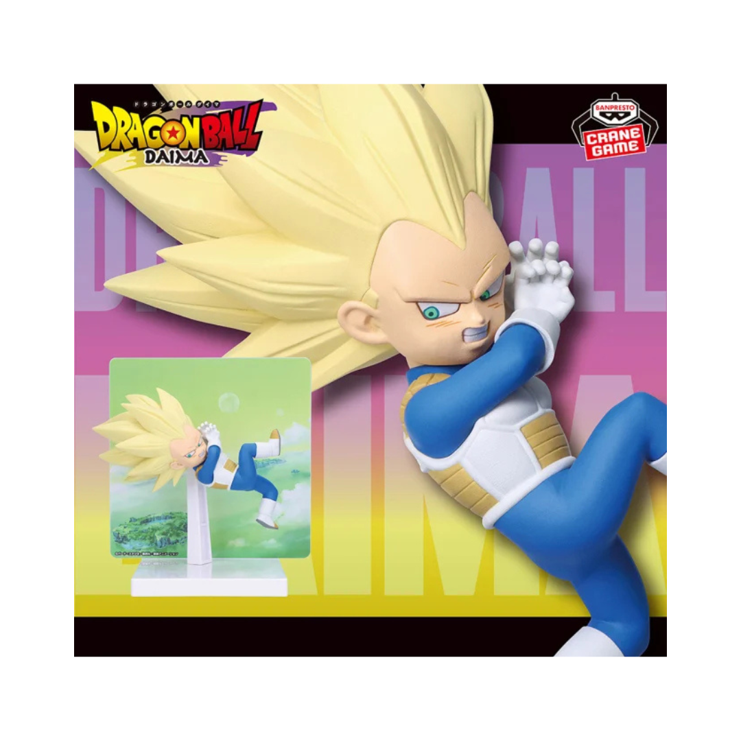 Figurine Prize Daima Super Saiyan3 Vegeta Avec Panel