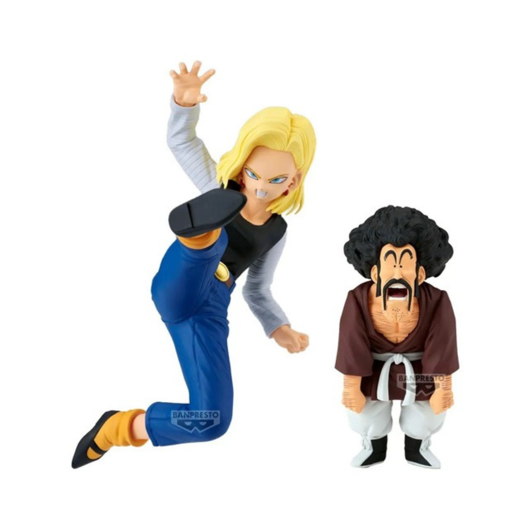Figurine Prize MATCH MAKERS Mr.Satan vs C18 vs Mighty Mask